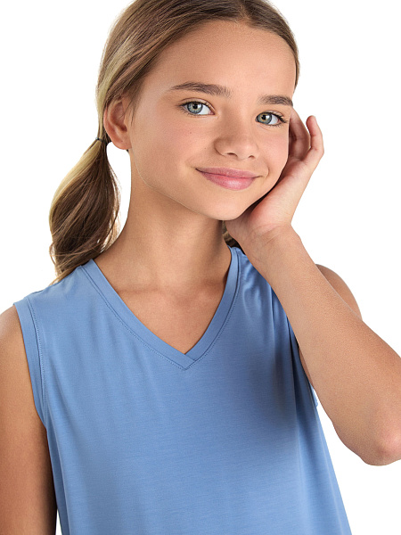 Топ для девочки-подростка Bamboo, цвет лаванда, фото 4