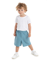 Шорты-бермуды из 100% льна для мальчиков Голубой