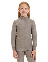 Термобелье фуфайка детская для девочек серии "-60°C" Бежевый