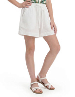 Шорты для девочки короткие LINEN Белый