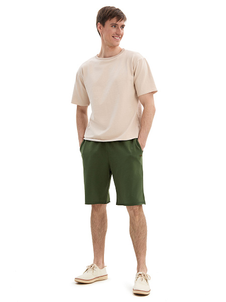 Шорты мужские Cotton, цвет олива, фото 1