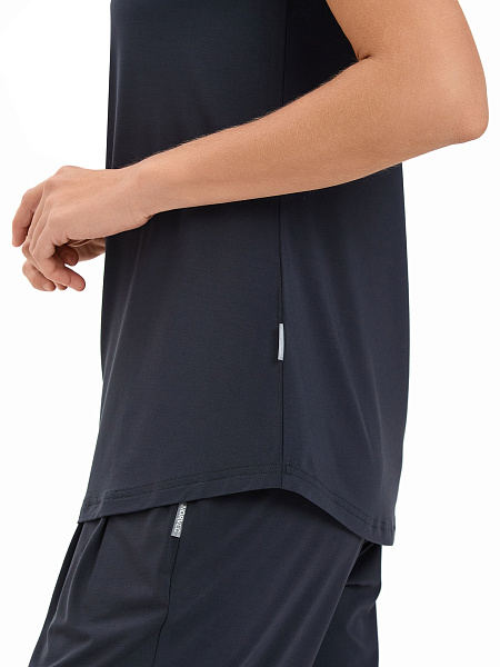 Футболка женская с V-вырезом серии Bamboo, цвет темно-серый, фото 6