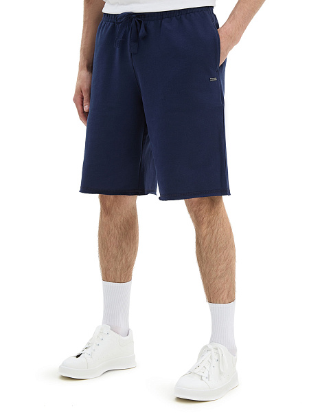 Шорты мужские Cotton, цвет темно-синий, фото 2