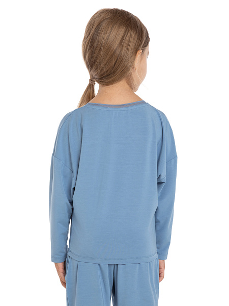 Лонгслив Bamboo для девочки-подростка, цвет лаванда, фото 4