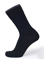 Термоноски мужские для охоты и рыбалки, мембранной обуви серии DRY FEET Черный с серой полосой