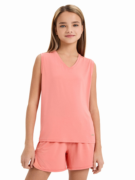 Топ для девочки-подростка Bamboo, цвет коралловый, фото 1
