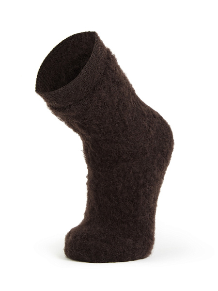 Носки детские из шерсти мериноса серии "-60°C" с начесом, цвет коричневый, фото 3
