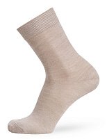 Носки женские из шерсти мериноса серии MERINO WOOL Бежевый меланж