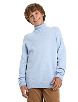 Cвитер Cashmere&Merino blend подростковый для мальчиков Бледно-голубой