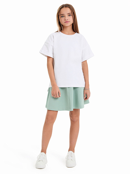 Футболка для девочки ORGANOMICA Cotton, цвет белый, фото 1