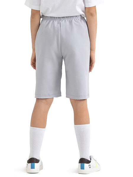 Шорты детские для девочек Cotton, цвет светло-серый, фото 5