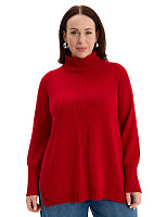 Merino Base Свитер oversize Алый