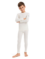 SOFT Комплект термобелья для мальчиков Молочный