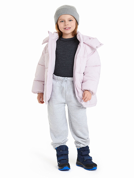 Термофутболка детская для девочек с длинным рукавом серии ACTIVE KIDS, двухслойное термобелье, фото 6