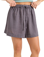 Шорты женские короткие серии LINEN Серый