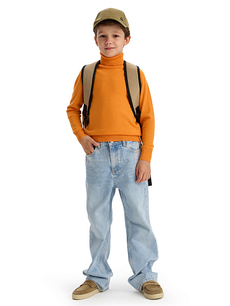 Свитер Cash Touch детский для мальчиков, цвет оранжевый, фото 6