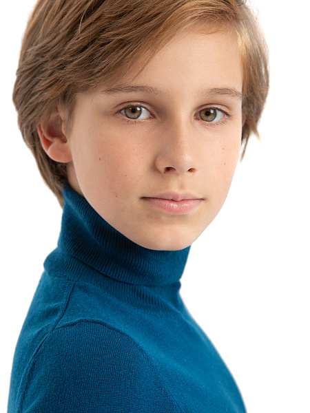 Свитер Cash Touch детский для мальчиков, цвет сине-зеленый, фото 2