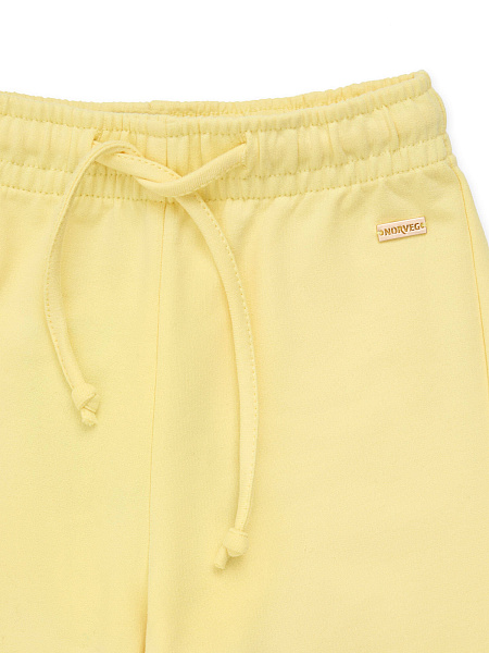 Брюки-джоггеры детские для девочек серии Cotton, цвет желтый, фото 4