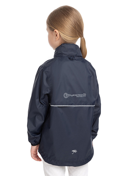 Ультралегкая куртка-ветровка для девочек из мембраны, цвет лайм неон, фото 6