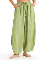 Брюки женские "baggy" серии LINEN Фисташковый