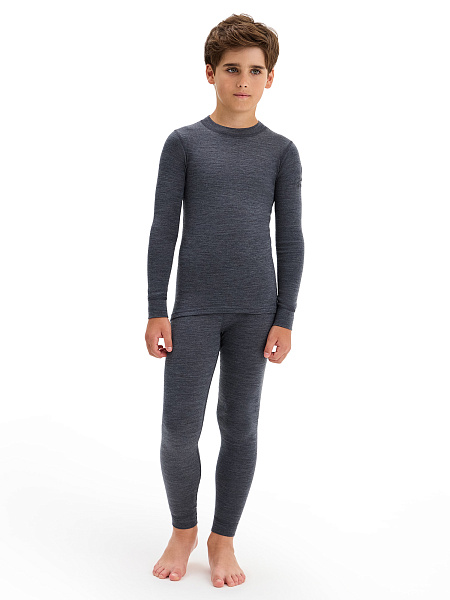 SOFT Комплект термобелья для мальчиков-подростков, цвет темно-серый, фото 1