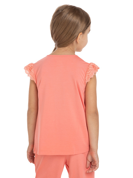 Топ серии Bamboo для девочки-подростка, цвет коралловый, фото 4