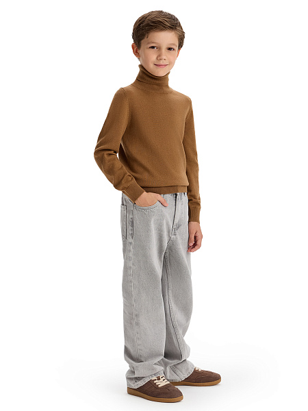 Свитер Cash Touch детский для мальчиков, цвет миндаль, фото 6