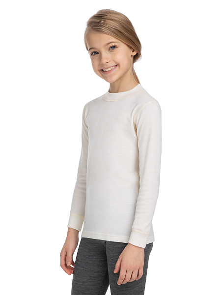 Термофутболка детская для девочек серии SOFT. Знак Woolmark, фото 2