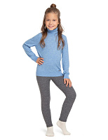 Бесшовные гамаши для детей, 50% шерсть мериносов 50% акрил Серый