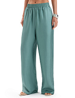Брюки SILK женские прямые Шалфей