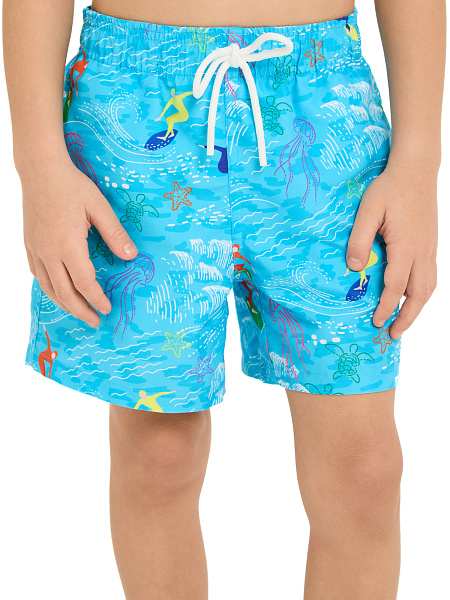 Шорты Swimwear для мальчика, цвет бирюзовый, фото 4