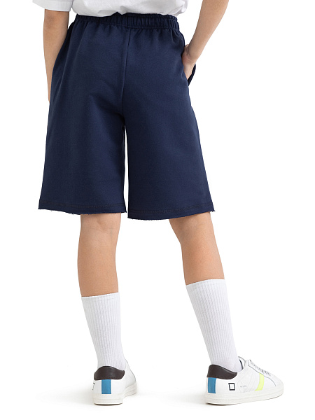 Шорты детские для девочек Cotton, цвет темно-синий, фото 5