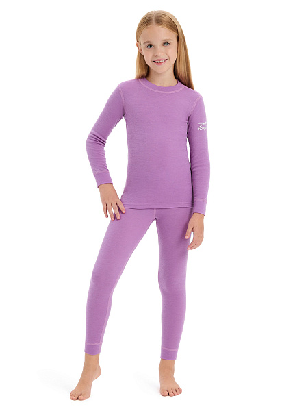 SOFT Комплект термобелья для девочек, цвет лаванда, фото 1