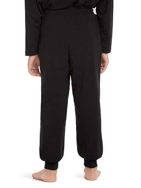 Джоггеры серии Bamboo для девочки, цвет черный, фото 4