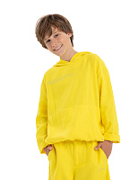 Худи из 100% льна для мальчиков-подростков Желтый