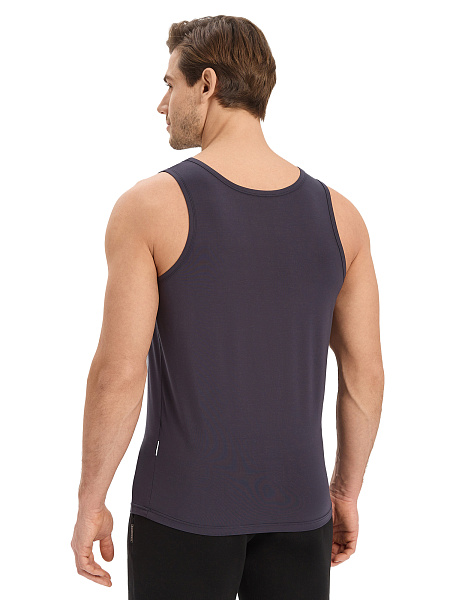 Майка мужская серии Bamboo, цвет темно-серый, фото 4