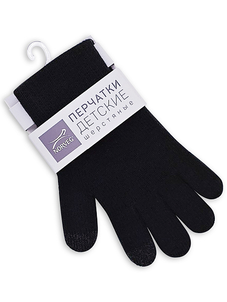NORVEG Перчатки детские, цвет черный, фото 2