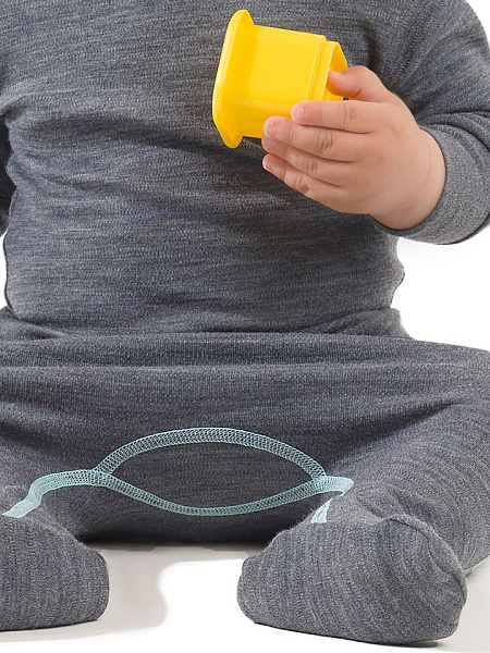 Ползунки детские серии SOFT, цвет серый, фото 2