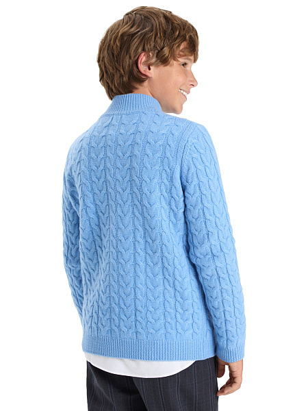 Кофта на молнии Super Fine Merino Wool для мальчиков, фото 3