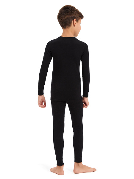 SOFT Комплект термобелья для мальчиков, цвет черный, фото 2