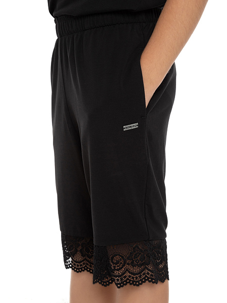 Шорты Bamboo для девочки-подростка, цвет черный, фото 3