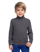 Свитер Cash Touch детский для мальчиков Темно-серый меланж