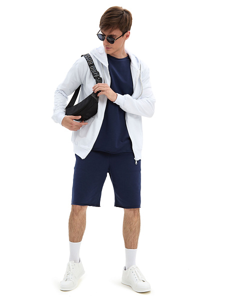 Шорты мужские Cotton, цвет темно-синий, фото 5