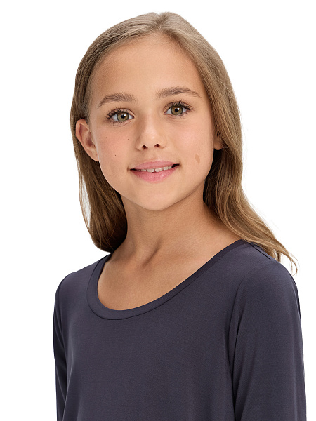 Платье Bamboo для девочки, цвет темно-серый, фото 5