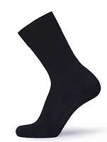 Термоноски женские серии WOOL+SILK Черный