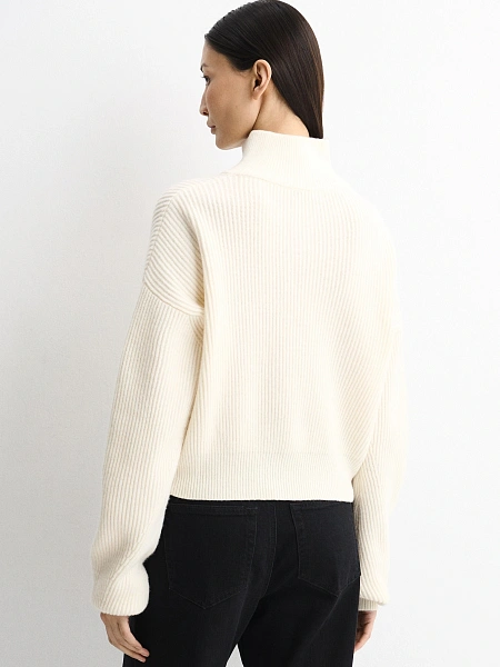 Укороченный кардиган на молнии, фото 2