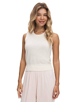 Топ трикотажный Молочный