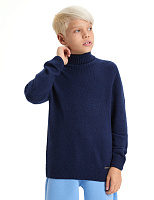 Cвитер Cashmere&Merino blend подростковый для мальчиков Темно-синий