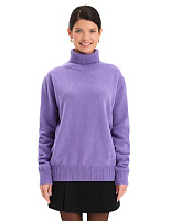 Свитер Merino Base из шерсти Сиреневый
