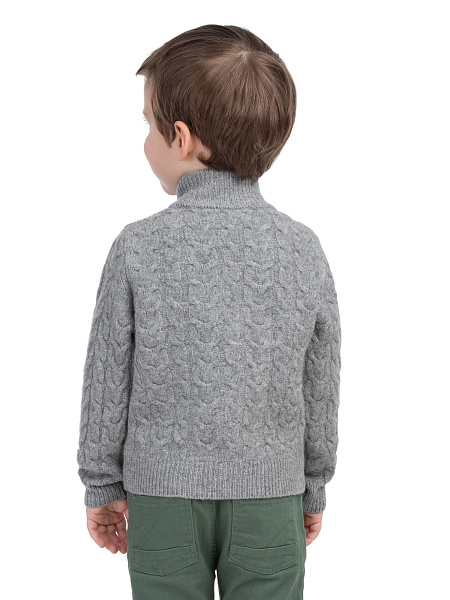 Кофта на молнии Super Fine Merino Wool, фото 4